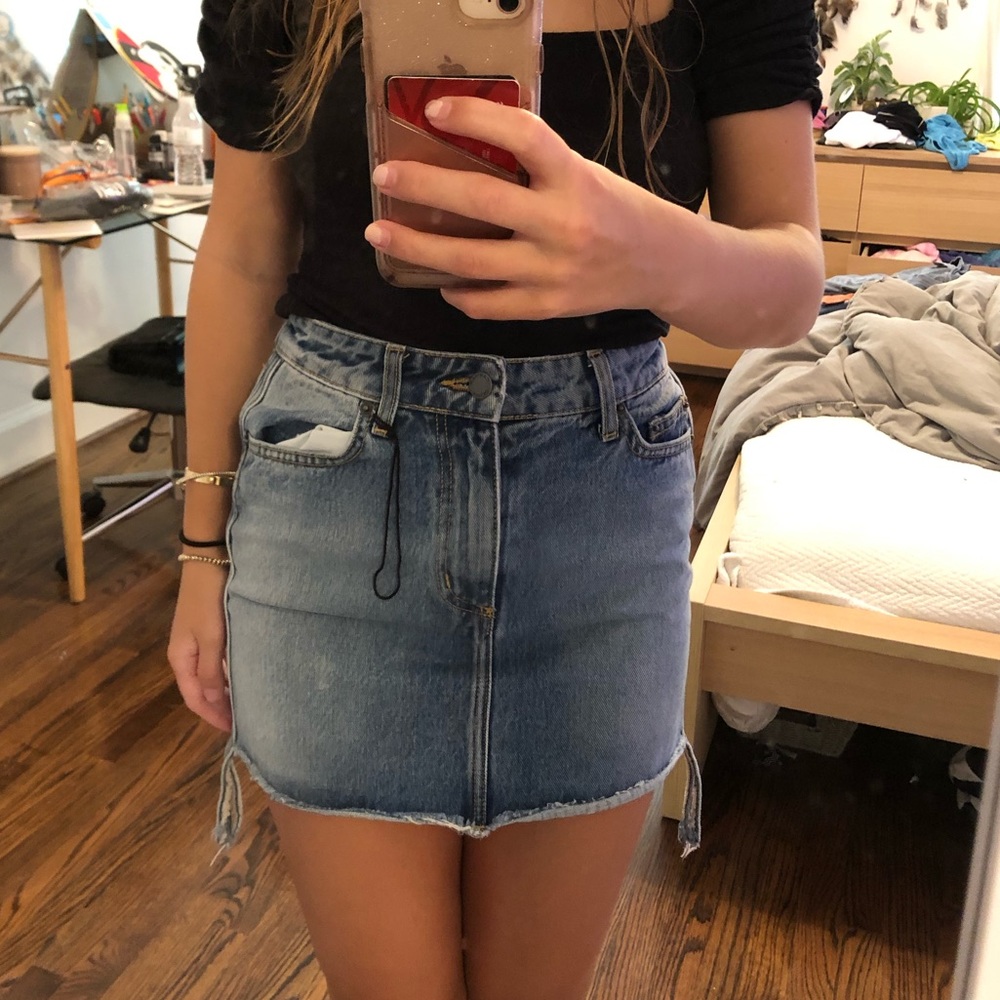 carmar denim skirt